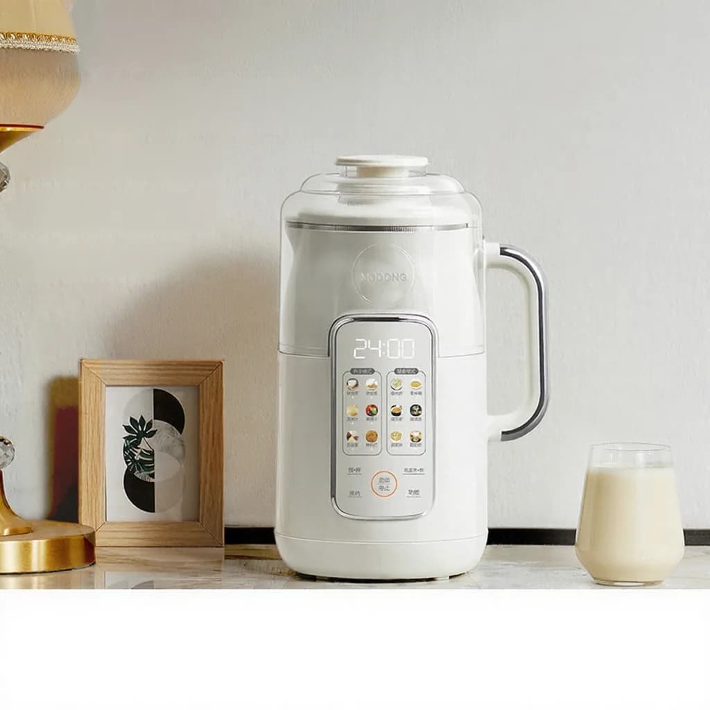 1.2L värmande sojamjölksmaskin med innergryta i rostfritt stål