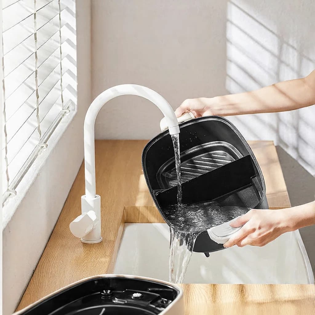 Delad elektrisk hot pot 7L med oberoende temperaturkontroll i två zoner