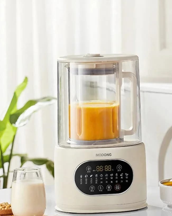 Elektrisk höghastighetsblender och sojamjölksmaskin med värme