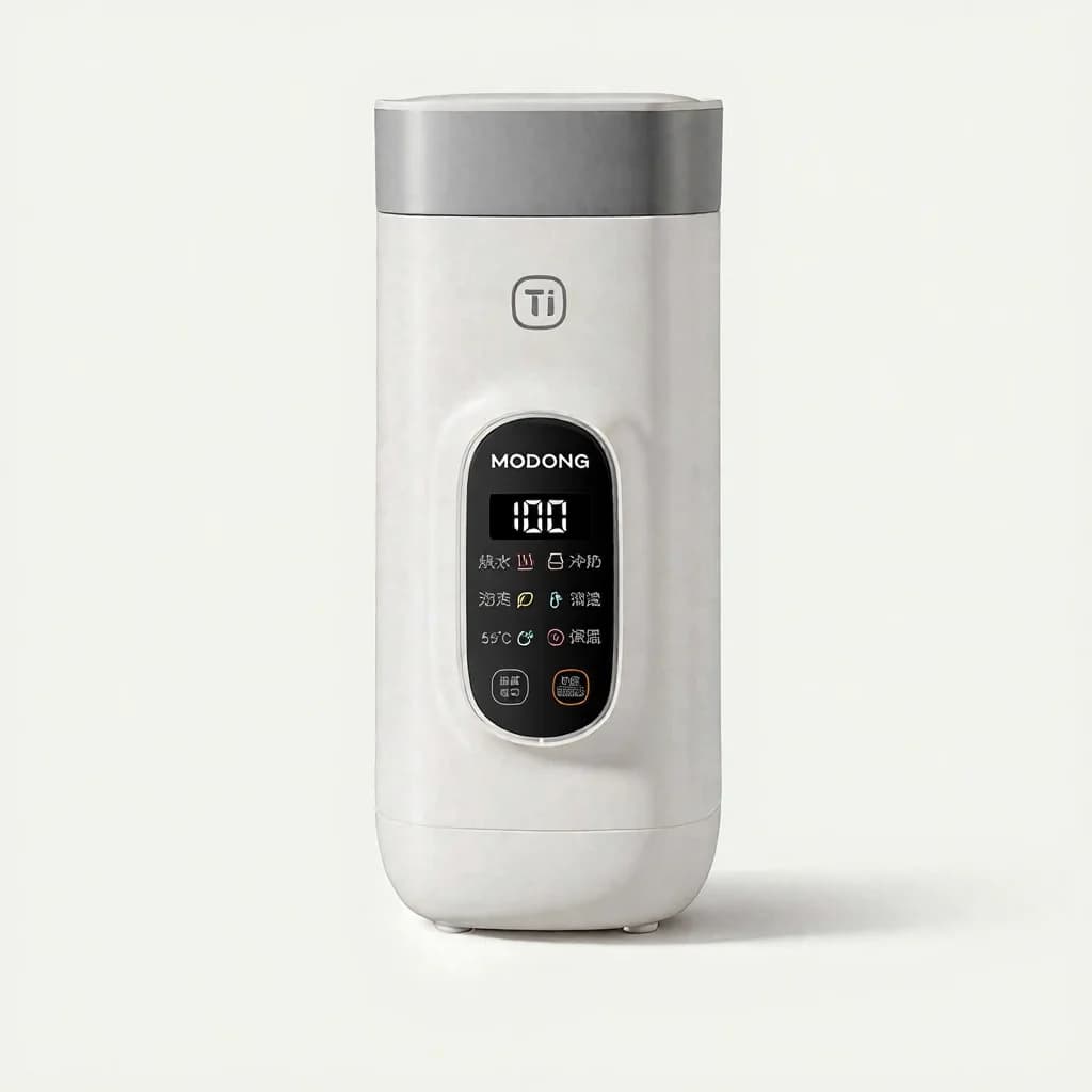 Elektrisk vattenkokare i titan för resor, 650 ml, 220 V