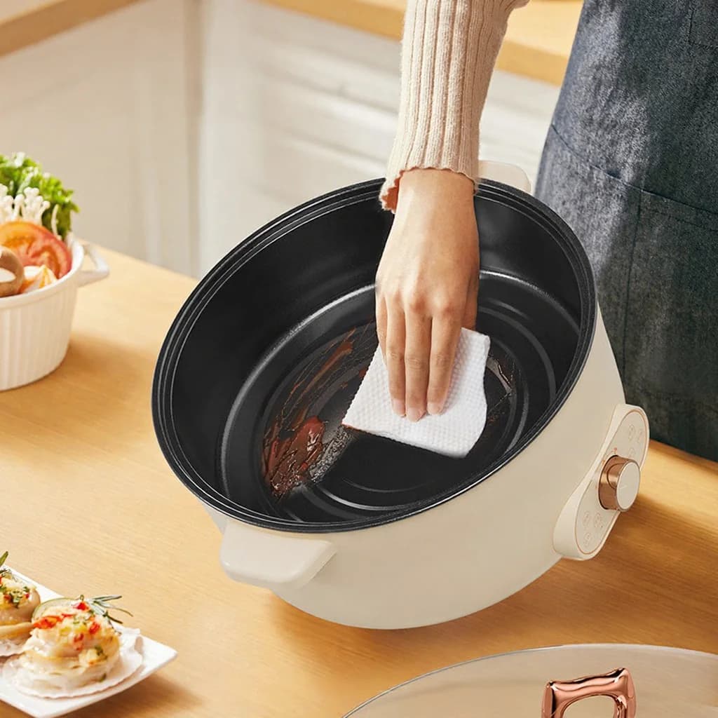 Elektrisk kokgryta med ångkorg, 7L eller 8L, 220V