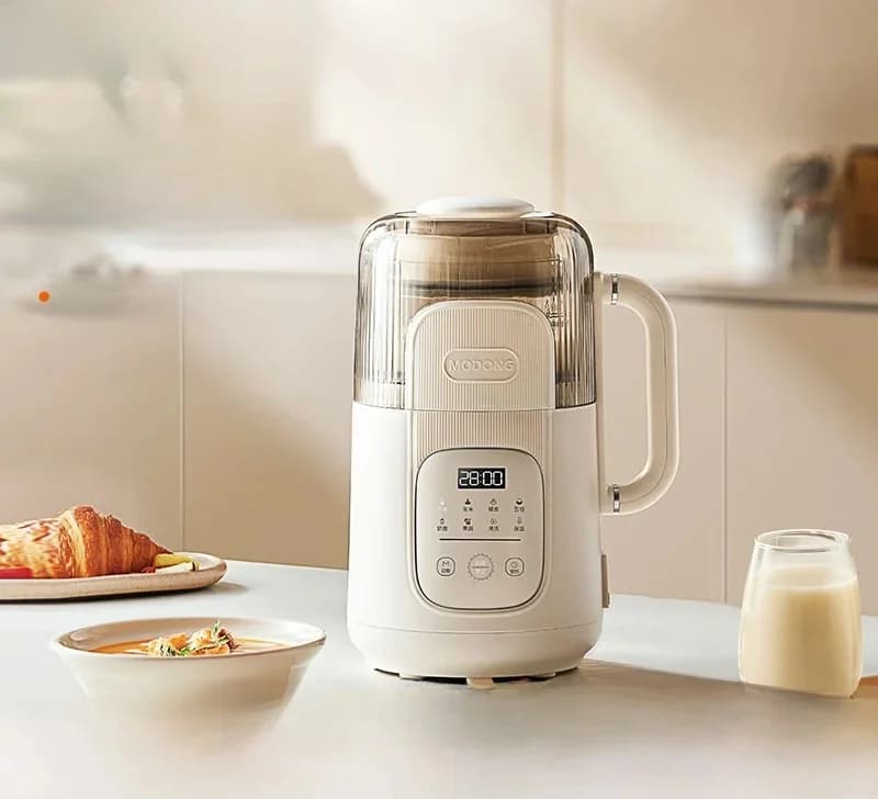 1.2L värmeblender med touchkontroll, glaskropp