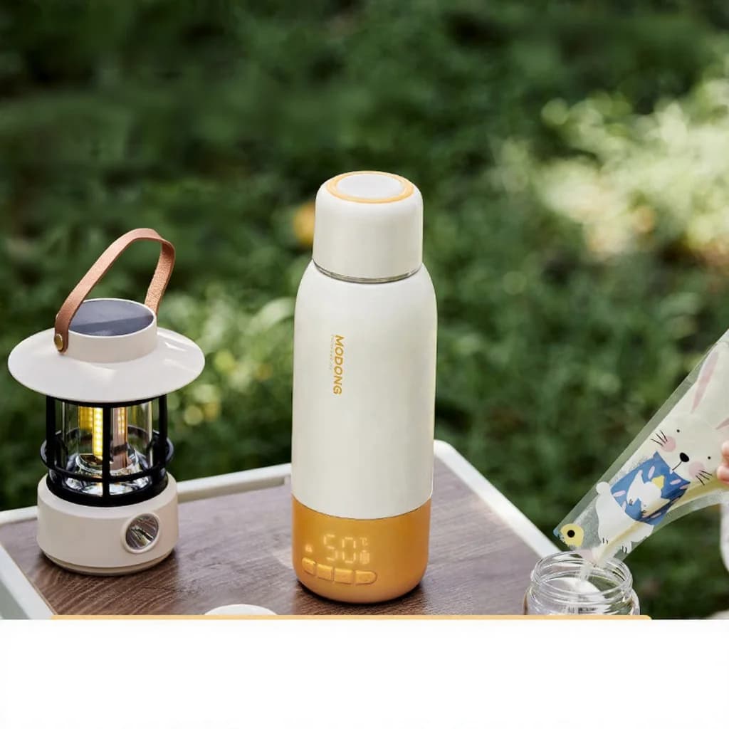 Portabel elektrisk vattenvärmekopp för modersmjölksersättning, 550ml