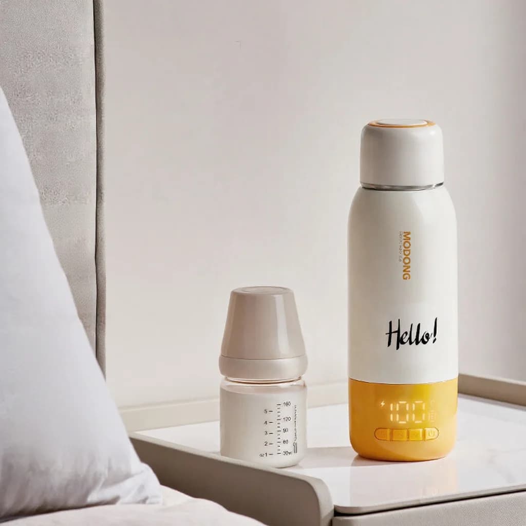 Portabel värmekopp för babyersättning 550 ml Ultra, med sladd kokning + sladdlös värmning
