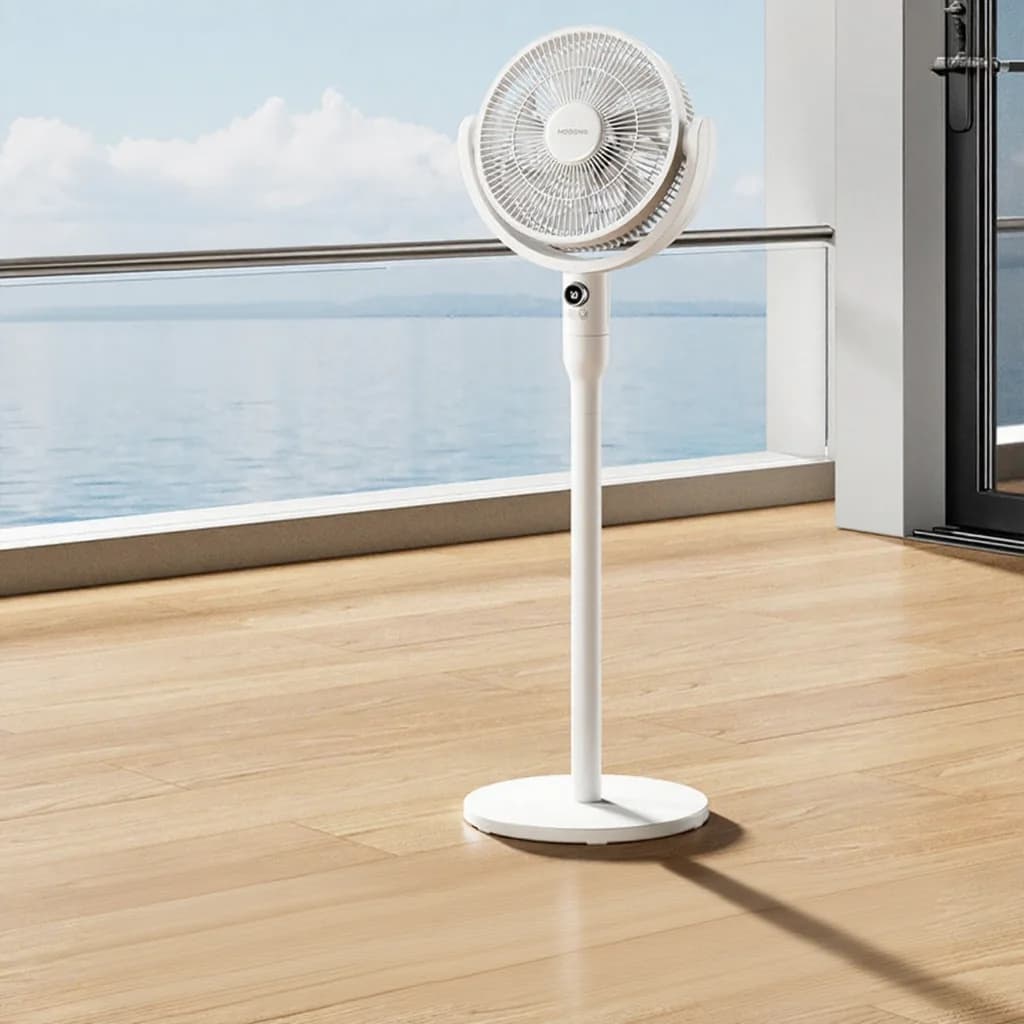 Smart bordscirkulationsfläkt med röststyrning och oscillation