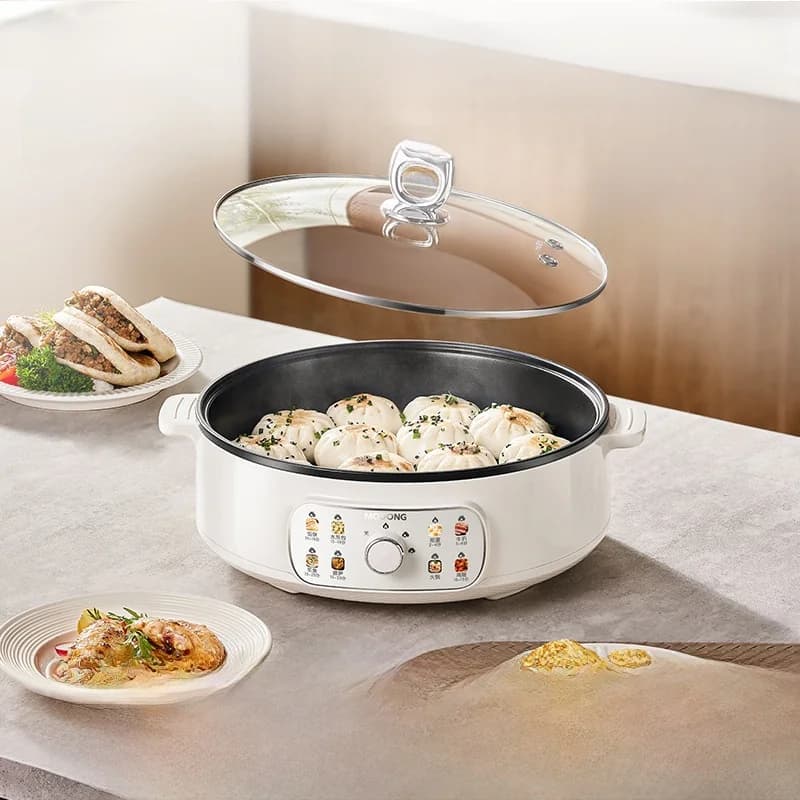 Elektrisk dubbelsidig värmeplatta 4L non-stick 1800W