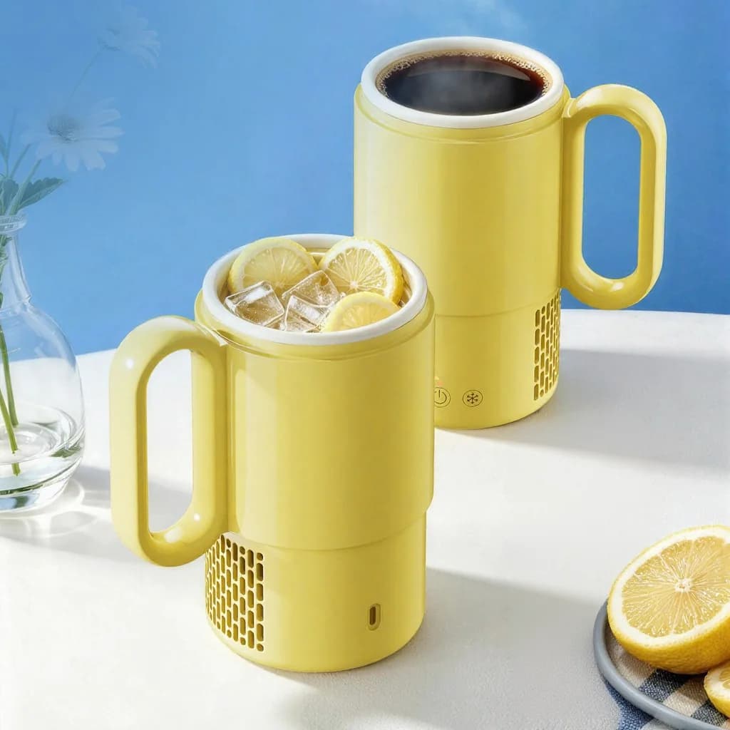 Bärbar värme- och kylkopp 450mL 36W pekstyrning