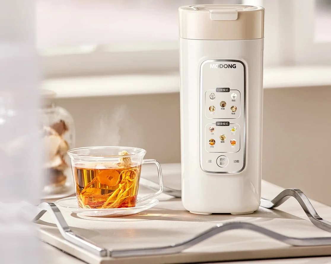 Bärbar elektrisk vattenvärmekopp med filter, 220V