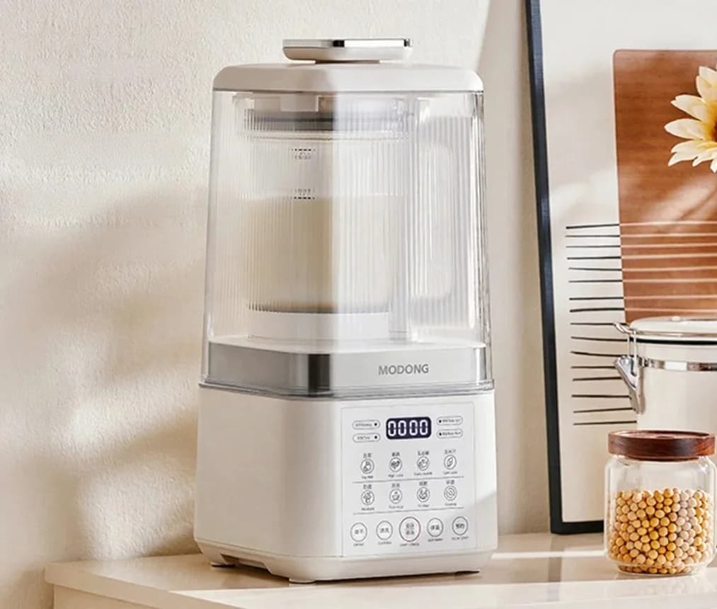 Uppvärmningsmixer med dubbla kannor och automatisk varmhållning