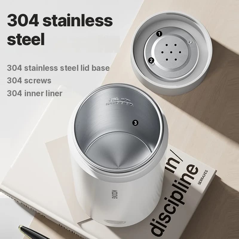 Portabel elektrisk värmekopp 304 rostfritt stål 300ml 220V
