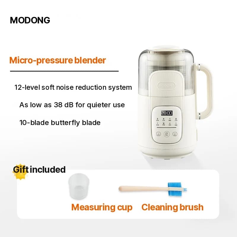 Elektrisk höghastighetsblender och sojamjölksmaskin med värme