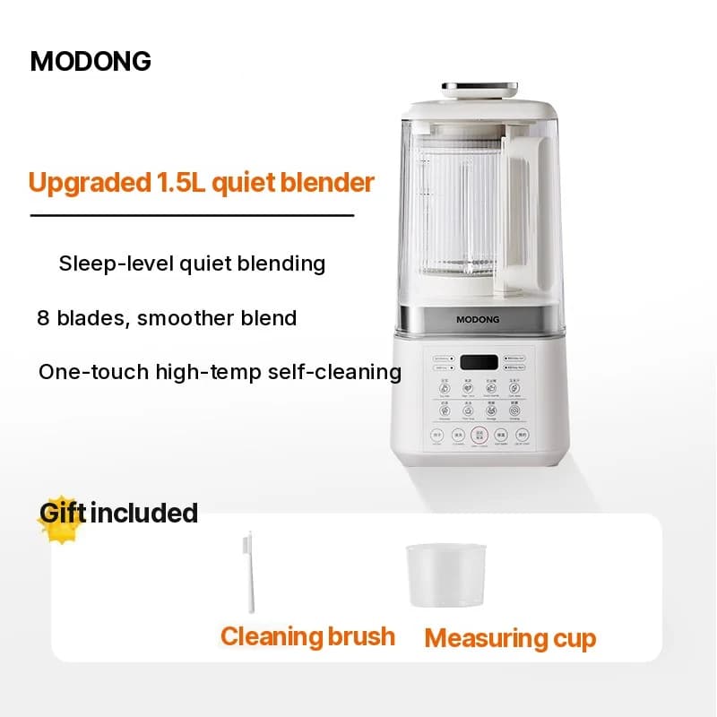 Elektrisk höghastighetsblender och sojamjölksmaskin med värme