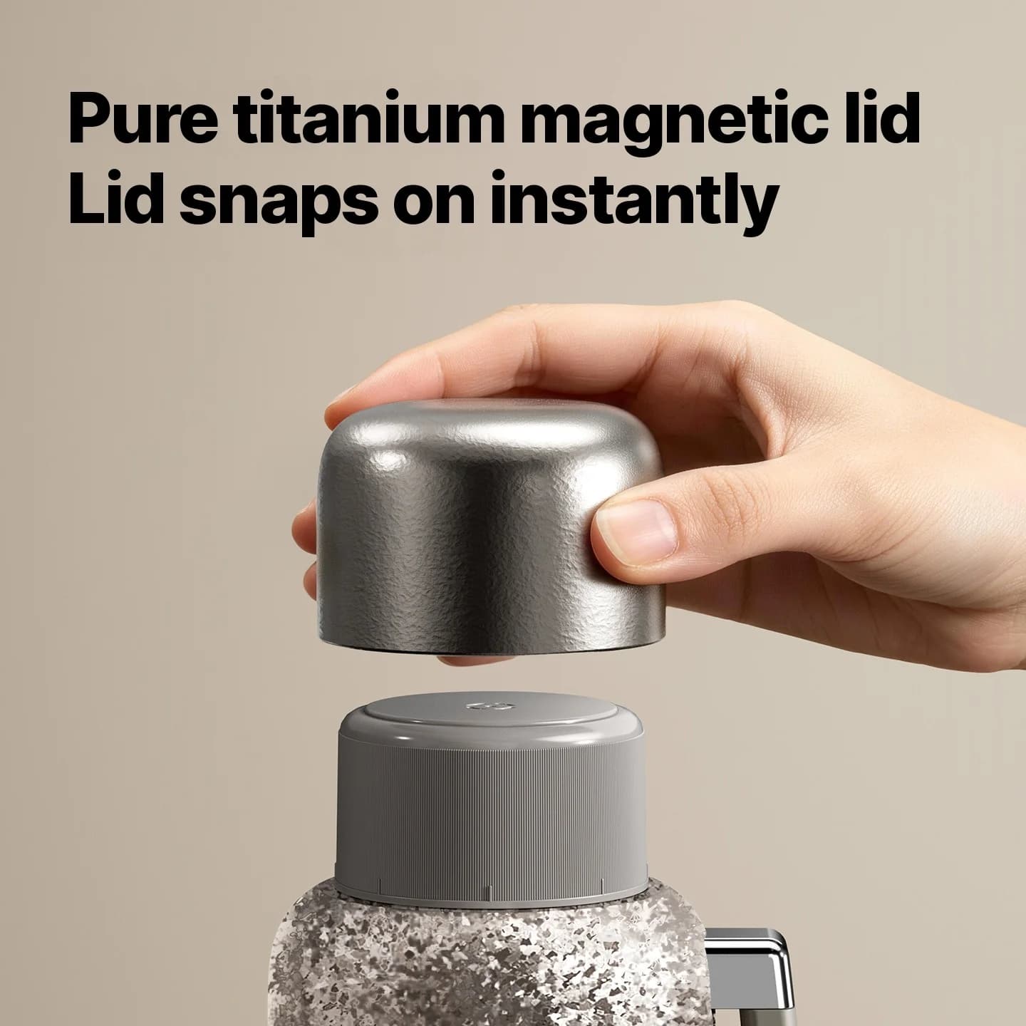 Värmekopp i titan 1L för bil och hem