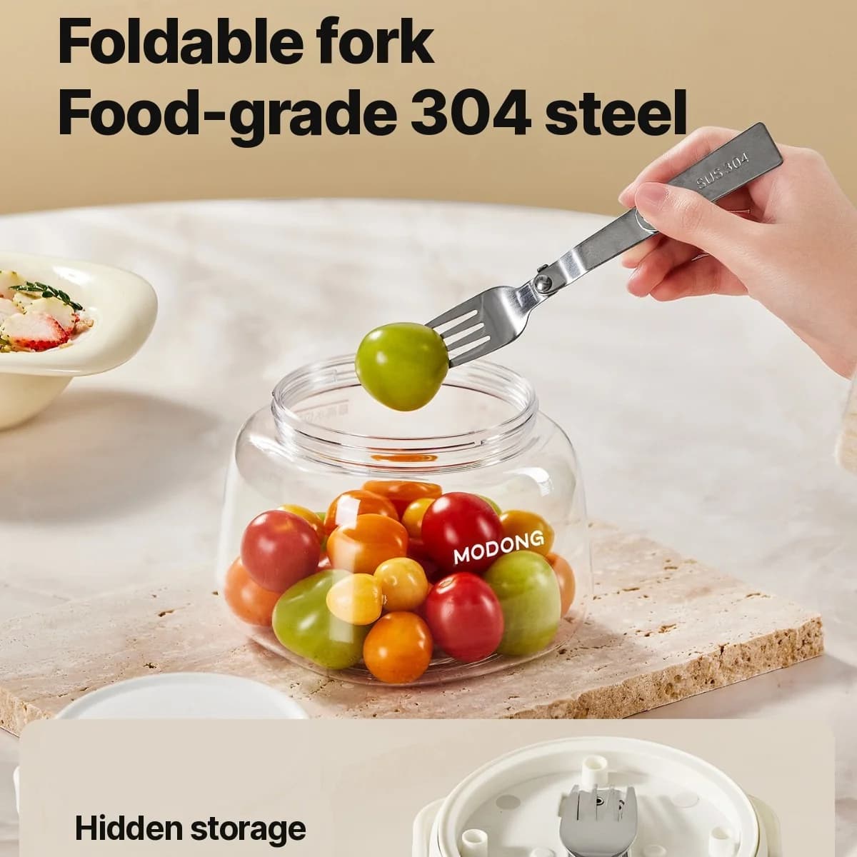 Portabel matrenare för frukt och grönsaker, 4W
