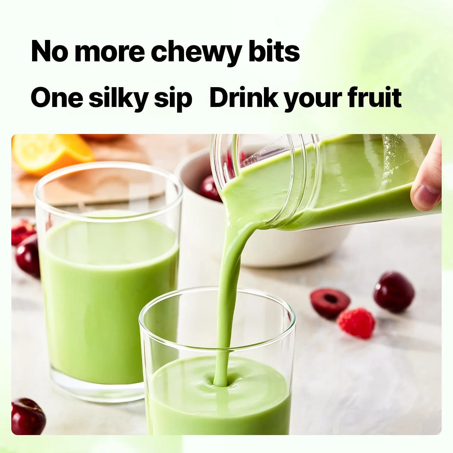 Bärbar sladdlös blendermugg för juice och smoothies