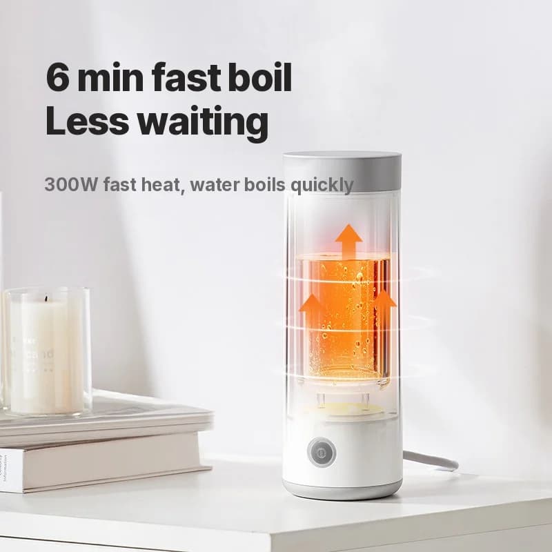 Portabel elektrisk värmekopp 304 rostfritt stål 300 ml 220 V
