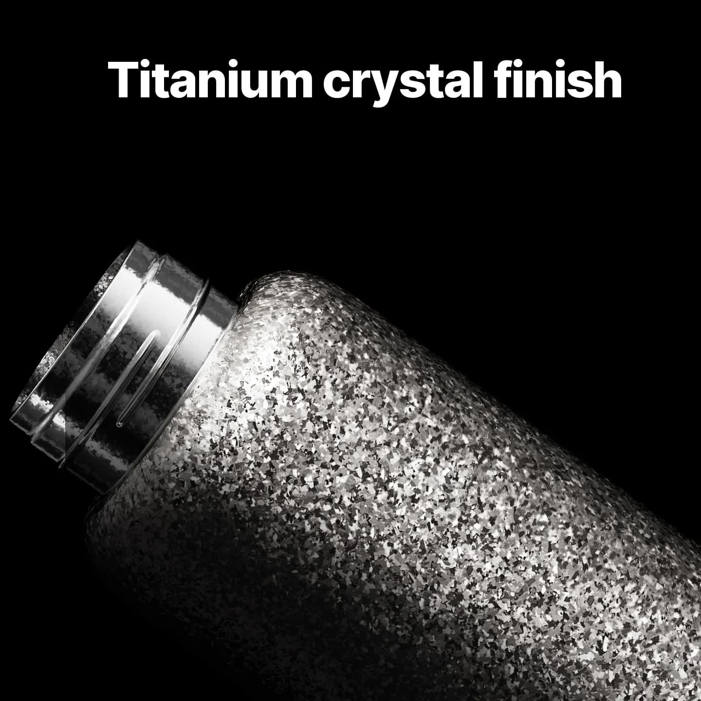 Bärbar elektrisk värmekopp i titan, 1L, dubbel effekt, varm