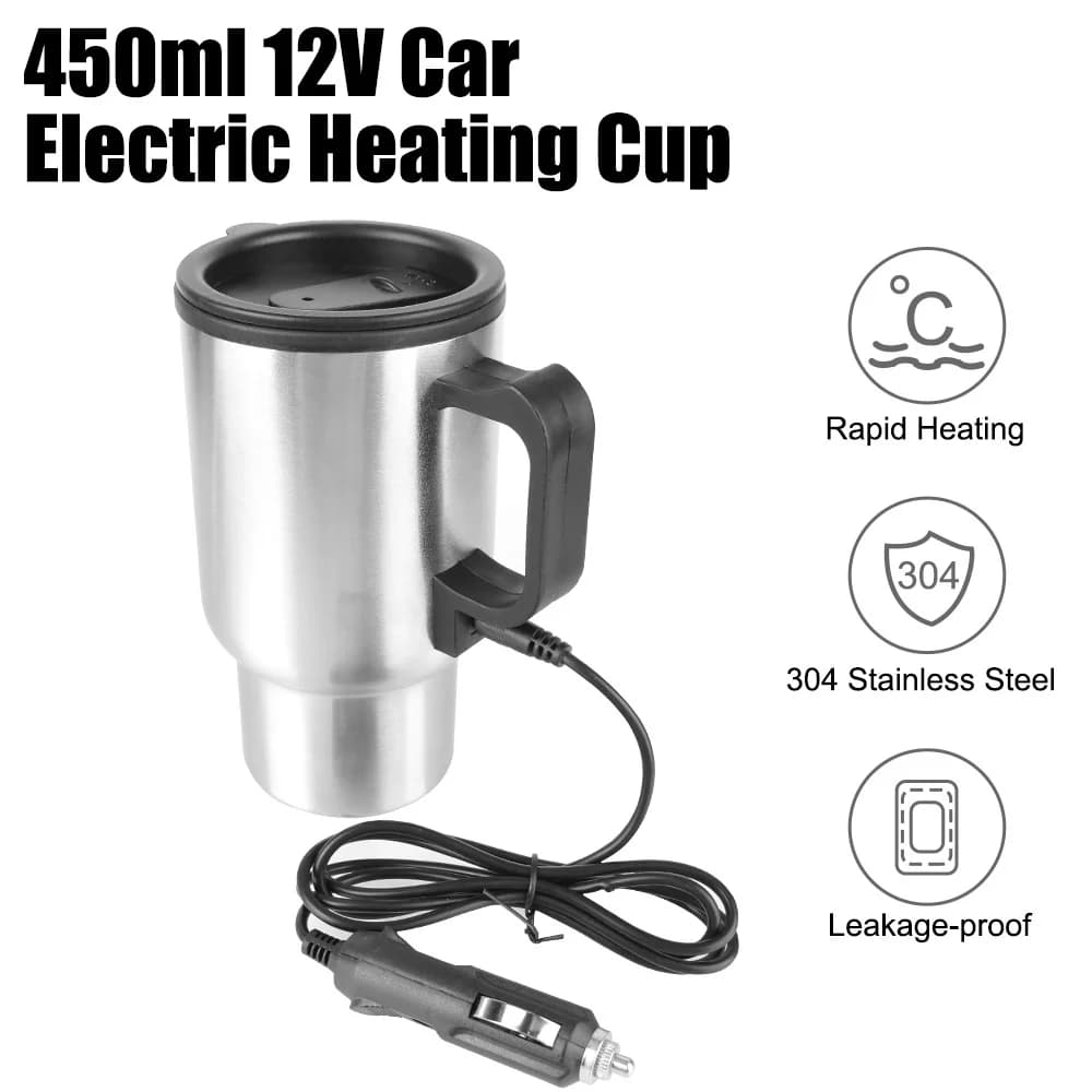 450ml 12V elektrisk vattenkokare för bil