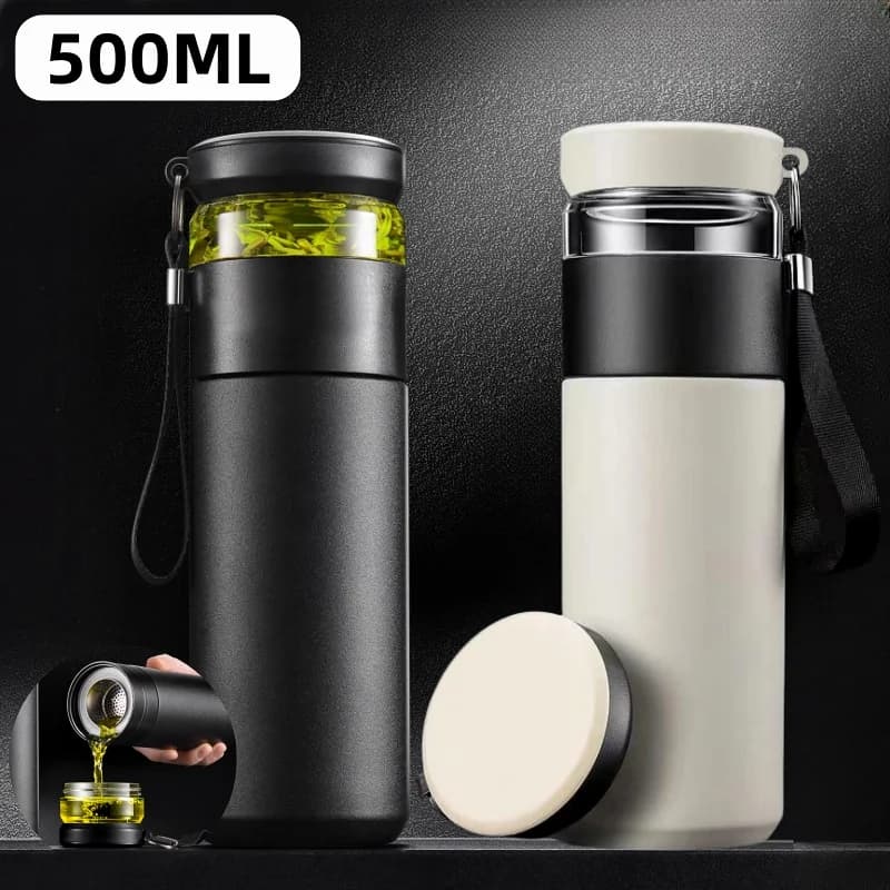 500 ml tekanna med infuser och vakuumflaska
