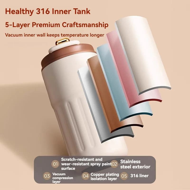 450 ml termo med temperaturdisplay