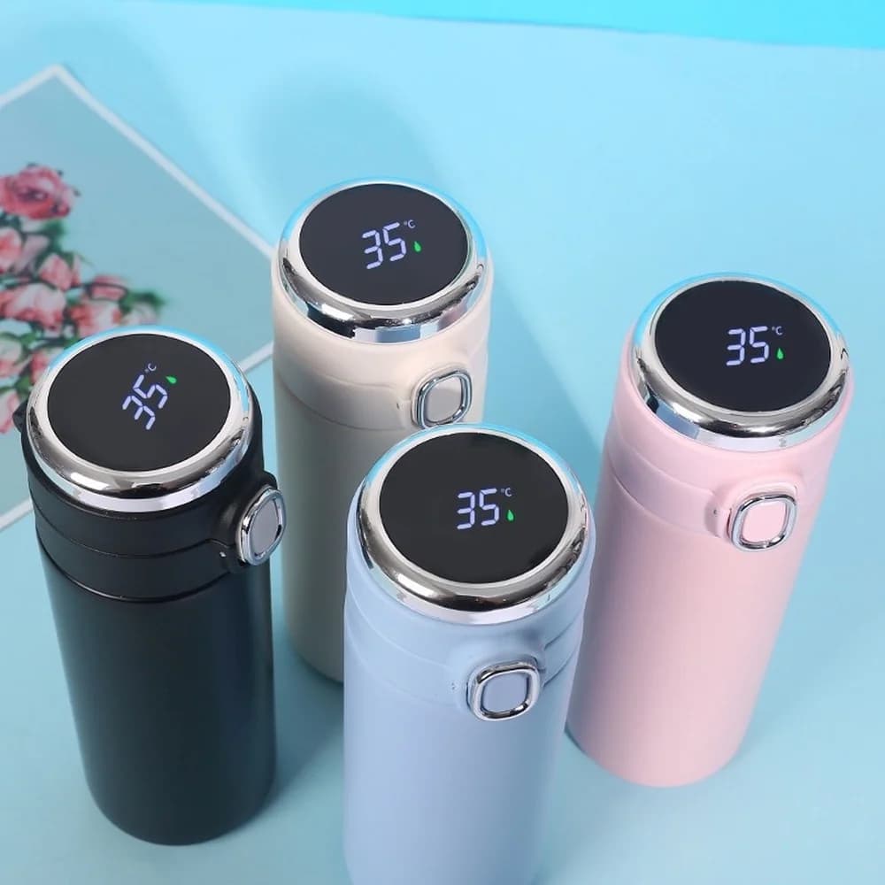400 ml termoflaska med temperaturdisplay