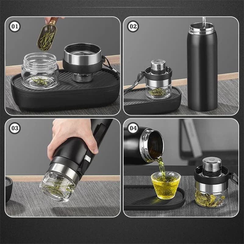 750 ml/1100 ml termos med tesil