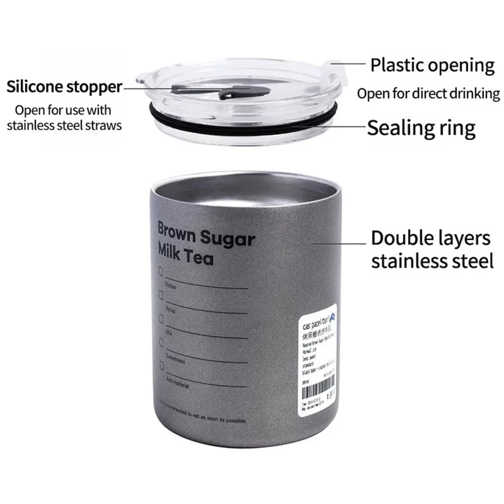 600 ml sugrörstermosmugg
