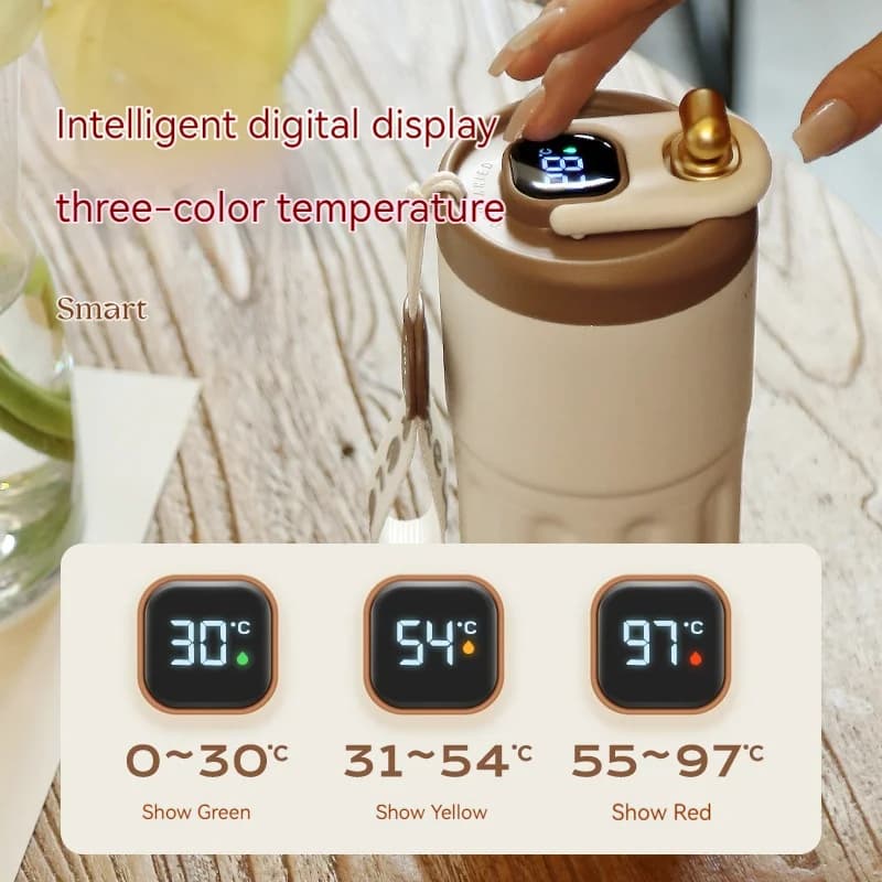 450 ml termo med temperaturdisplay